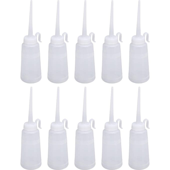 10 stuks 150 ml Naaimachineolieflesje Plastic Lekvrij Olieer Oliedispenser voor Thuis Industrieel Gebruik white