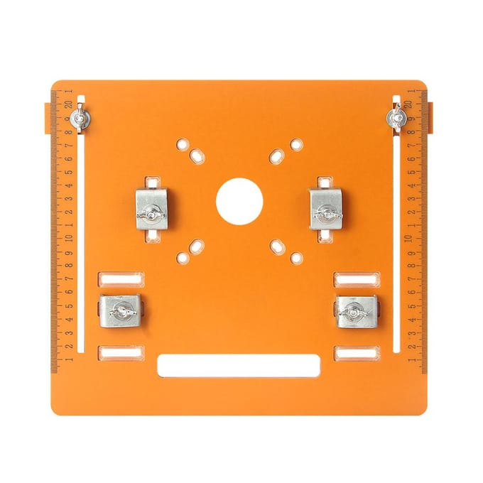 Machine de découpe multifonctionnelle, plaque de Base, coupe plate à 90 degrés, coupe diagonale à 45 degrés, adaptée à 4 150mm orange