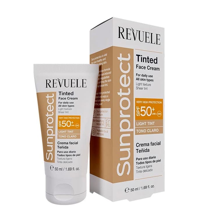 Revuele - Sunprotect Tinted Face Cream SPF50+ Light Tint - 50ml