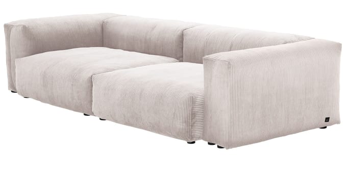 vetsak Large 2-Zits Cord Velours - Cord Velours platinum