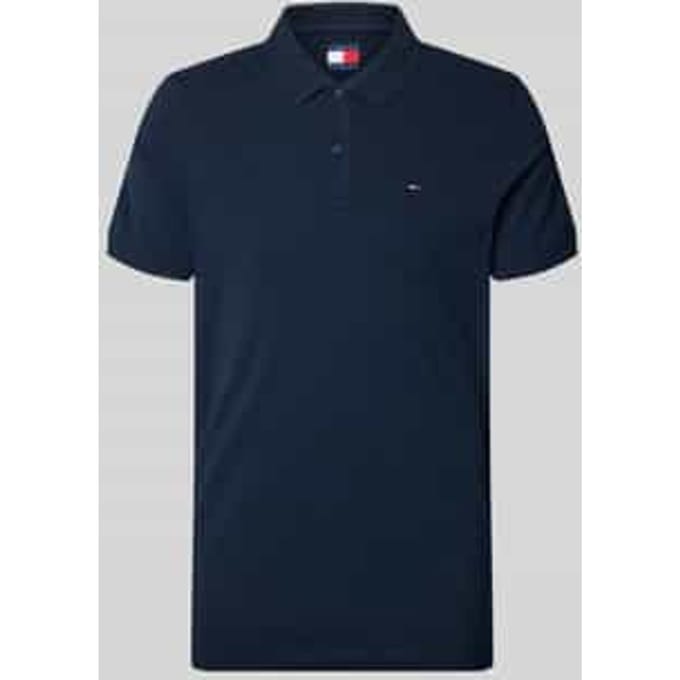 Tommy Hilfiger Slim Placket Flag Polo Heren - Maat M