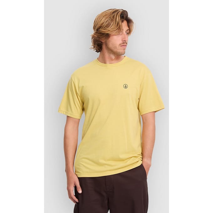 Volcom Circle Blanks Hth T-Shirt geel