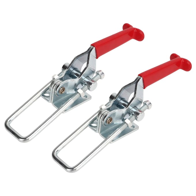 2 STUKS U-bout Kniehevelklemmen 2000 lbs Capaciteit Heavy Duty Verstelbare Zelfvergrendelende Kniehevelvergrendeling Voor gray