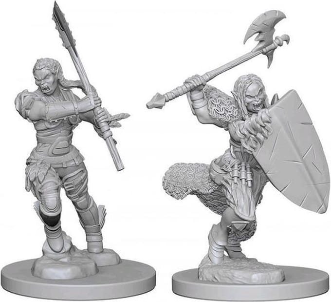 Deep Cuts - Female Half-Orc Barbarian