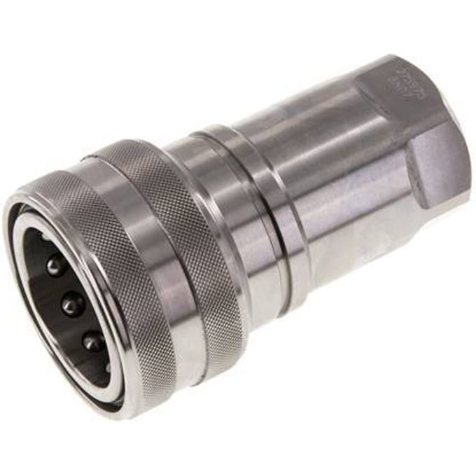 RVS DN 25 Hydraulische Koppeling Snelkoppeling G 1 inch Binnendraad ISO 7241-1 B D 37.8mm