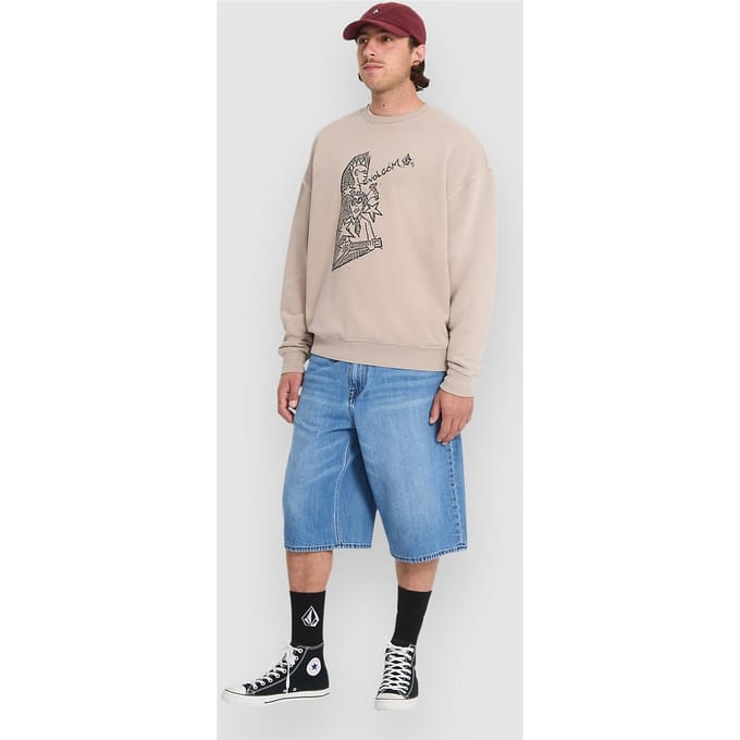Volcom Fa Issam Auptel Crew Sweater bruin