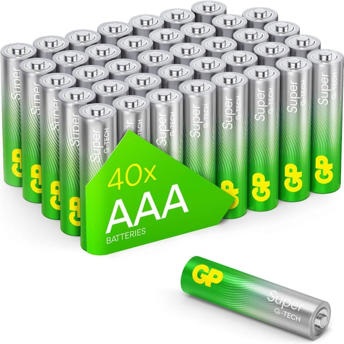 GP Super AAA batterij (potlood) Alkaline 1.5 V 40 stuk(s)