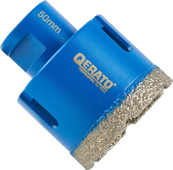 Qerato Diamantboor 50mm Droog - M14 - Tegelboor