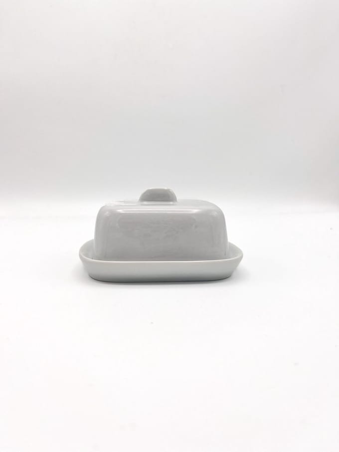 Botervloot porselein 10x7,5x5cm