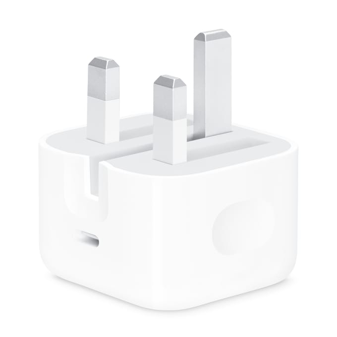 Apple USB-C Power Adapter 20W - Type G - Stekker voor Verenigd Koninkrijk - Wit