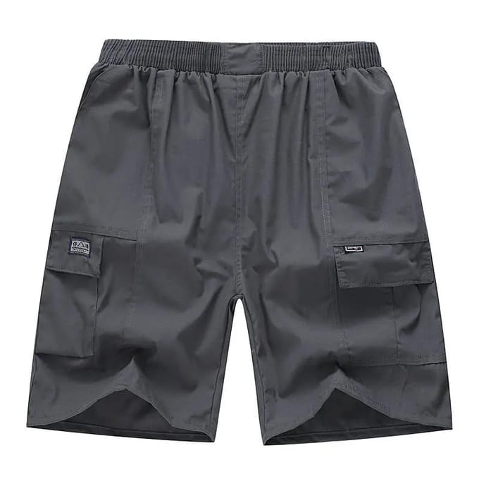 Shorts pour hommes d'âge moyen et âgés, pantalons amples décontractés à cinq points, pantalons à jambes droites 5XL