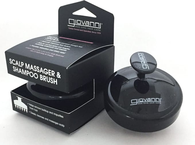 Giovanni Cosmetics-Scalp Massager and Shampoo Brush zwart