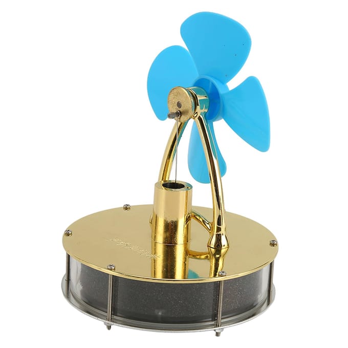 Lage Temperatuur Stirlingmotor Blauwe Stirlingmotor Motor Natuurkunde Wetenschap Onderwijs Experimenteel blue