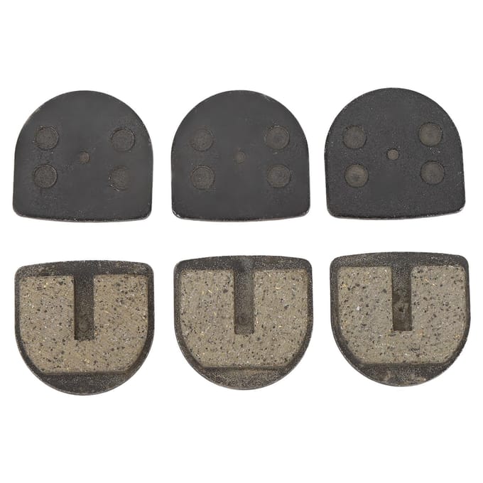 6 STKS Mini Fiets Schijfremblok met Veerclips Betrouwbare Prestaties Vervanging voor 40cc tot 50cc 2 gray