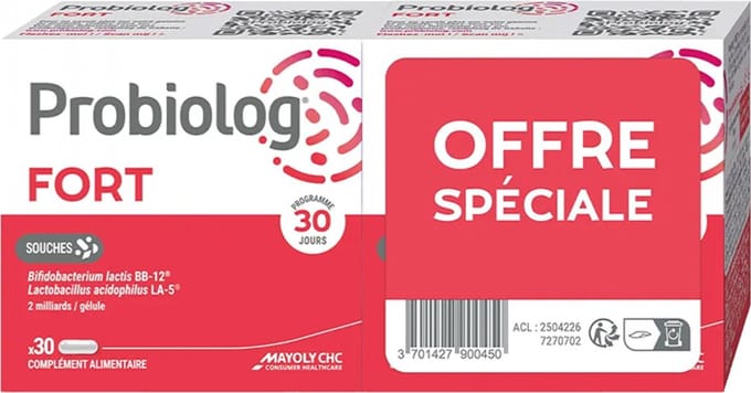 Mayoly Spindler Biotics supplements Fort Verpakking van 2 x 30 Capsules
