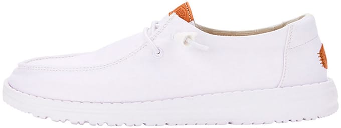 Hey Dude Wendy Stretch Canvas - Schoenen - Textielbovenwerk - Flex & Fold Technologie - Wit