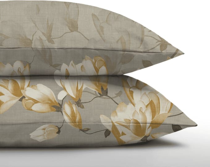 Zelesta Everyday Design Kussensloop Set van 2 - White Blossom 80x80cm