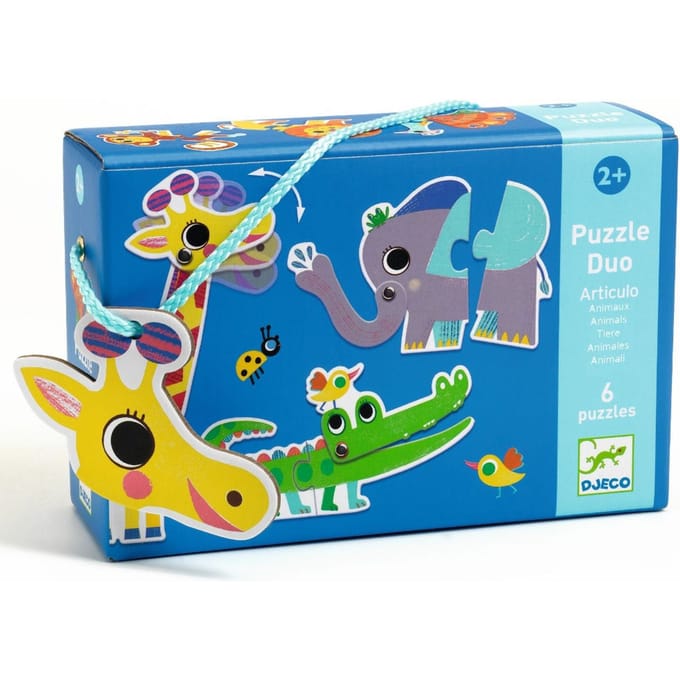 DJECO puzzel duo articulo dieren 2 jr+