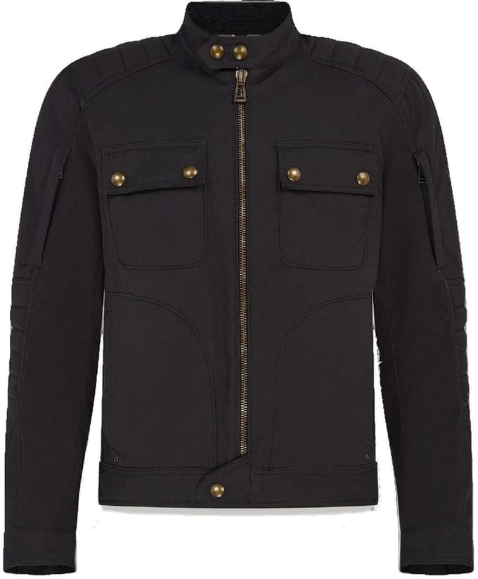 Belstaff Roberts Zwarte Waterdichte Textieljas - Jas