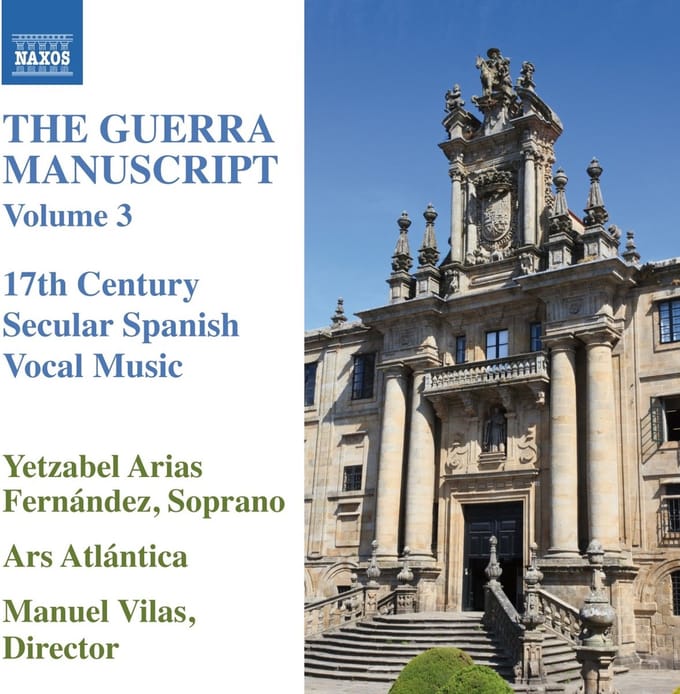 Ars Atlantica & Yetzabel Arias Fernandez - The Guerra Manuscript, Vol. 3 (CD)