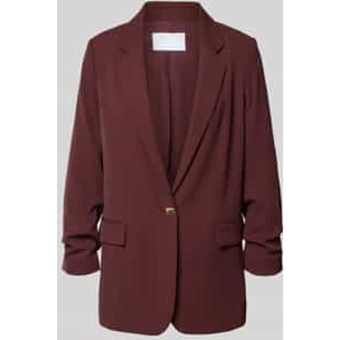 Regular Fit blazer met plooitjes
