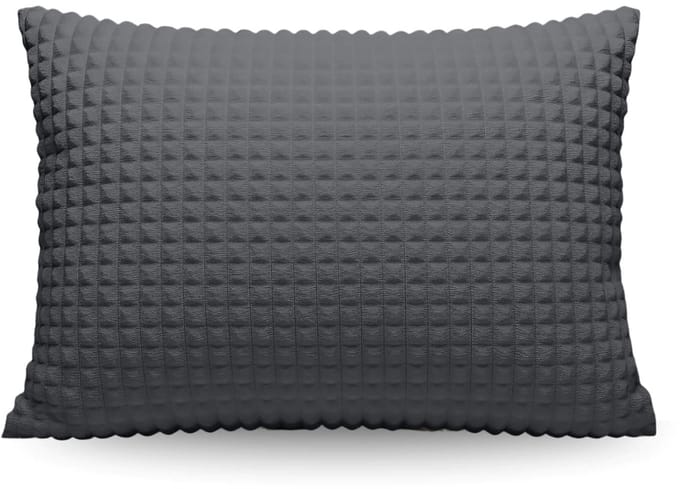 Zelesta Special Teddy Check Kussensloop Set van 2 - Antraciet 60x70cm