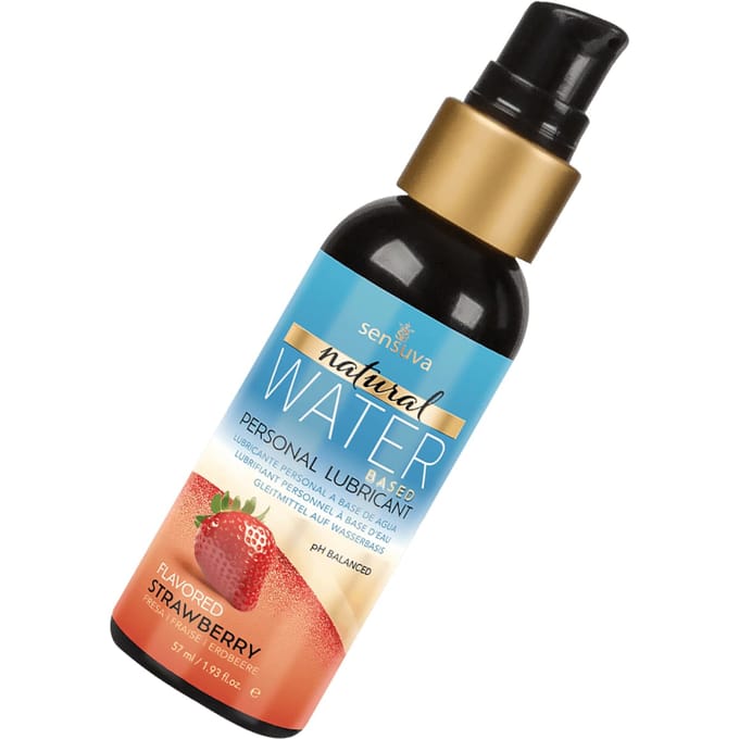 'Lubes - Natural Water-Based Lubricant Strawberry', 57 ml