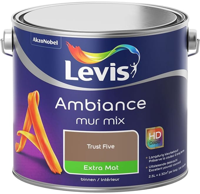 Levis - Ambiance Mur Extra Mat Mix - Trust Five - Mengverf - 2,5 L