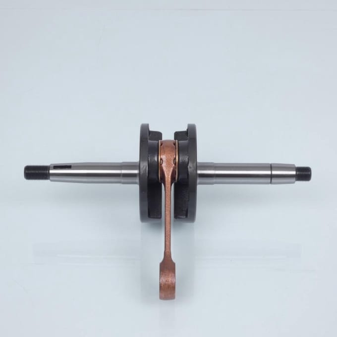 Vilebrequin d embiellage Teknix pour mobylette MBK 50 51 AVEC rainurage Neuf