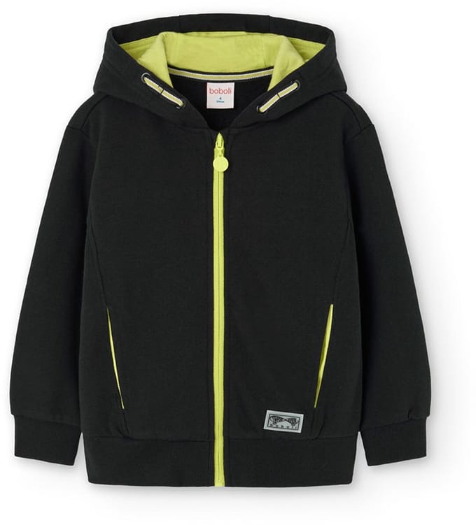 Boboli Fleece Jas Zwart 5 Years Jongens,Meisjes