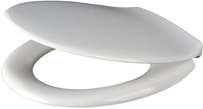 FugaFlow Efficiente Acces Closetzitting - quickrelease - softclose - Duroplast - 44.4x37.8x6cm - wit glanzend