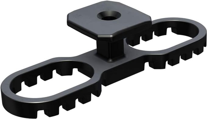 Onzichtbare bevestiging voor terrasplanken 5x50mm