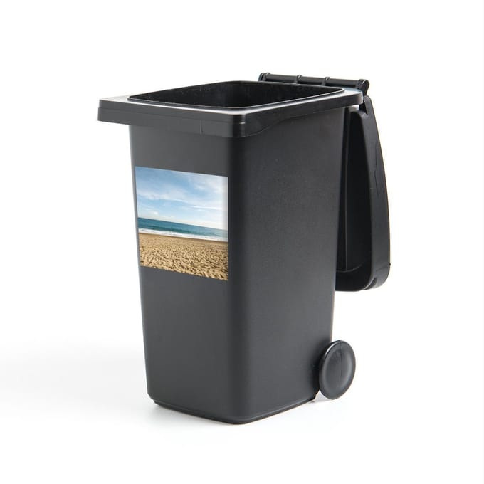 Container sticker Zand - Strand - Zon - 40x40 cm - Kliko sticker