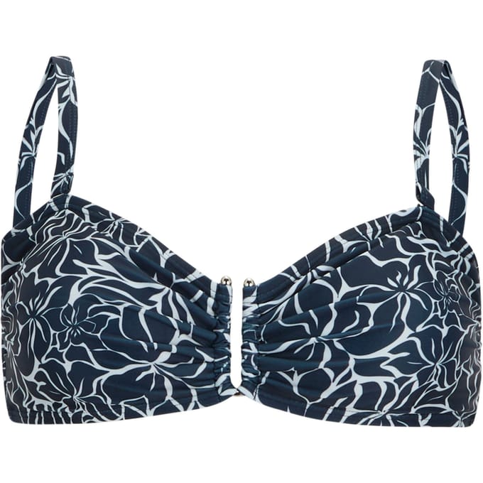 Regatta Dames Aceana III Floral Paradise Bikinitop (Marineblauw)