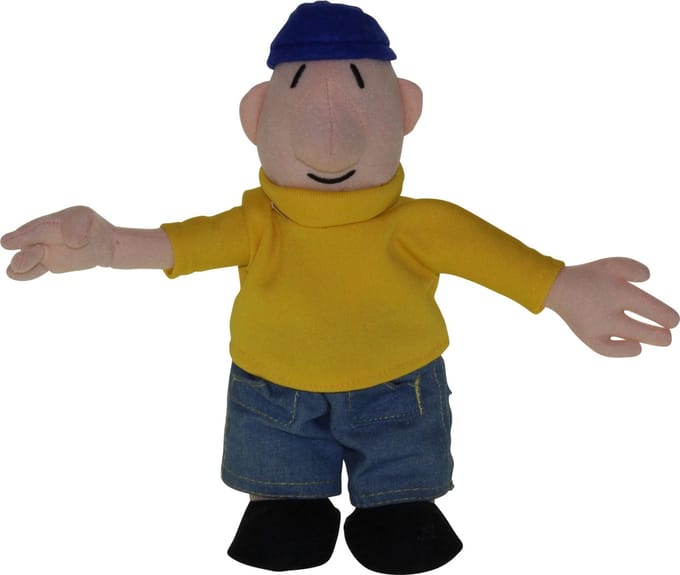 Buurman en Buurman Pluche Pop - 35 cm - Geel