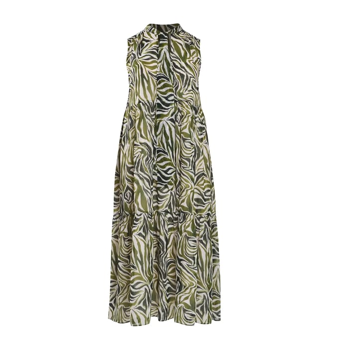 Mouwloze damesjurk Mat Fashion Zebra Print