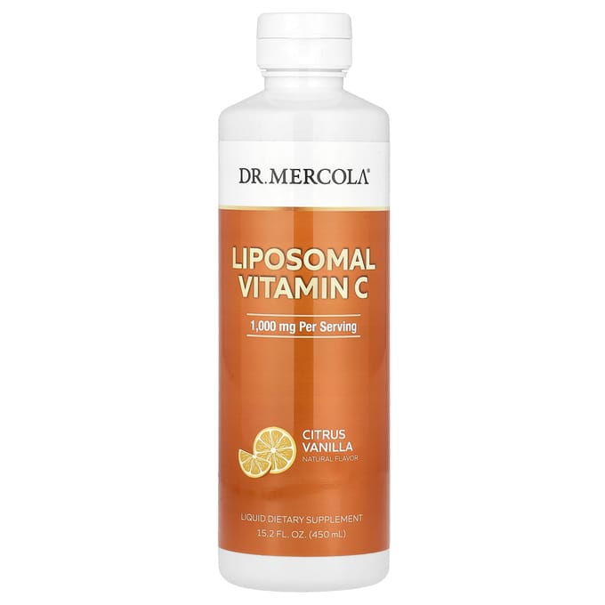 Dr. Mercola, Liposomale Vitamine C, Citrus Vanille, 15.2 fl oz (450ml)