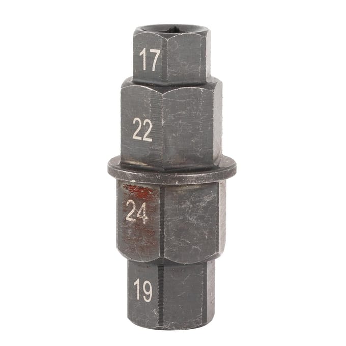 Motorfiets Wielas Verwijdergereedschap 17192224mm As Demontage Zeskantsleutel IJzer gray