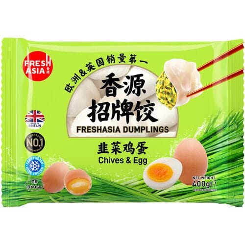 FRESHASIA dumplings met bieslook en ei