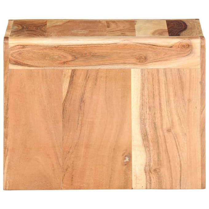 vidaXL - Bijzettafel - 43x40x30 - cm - massief - acaciahout