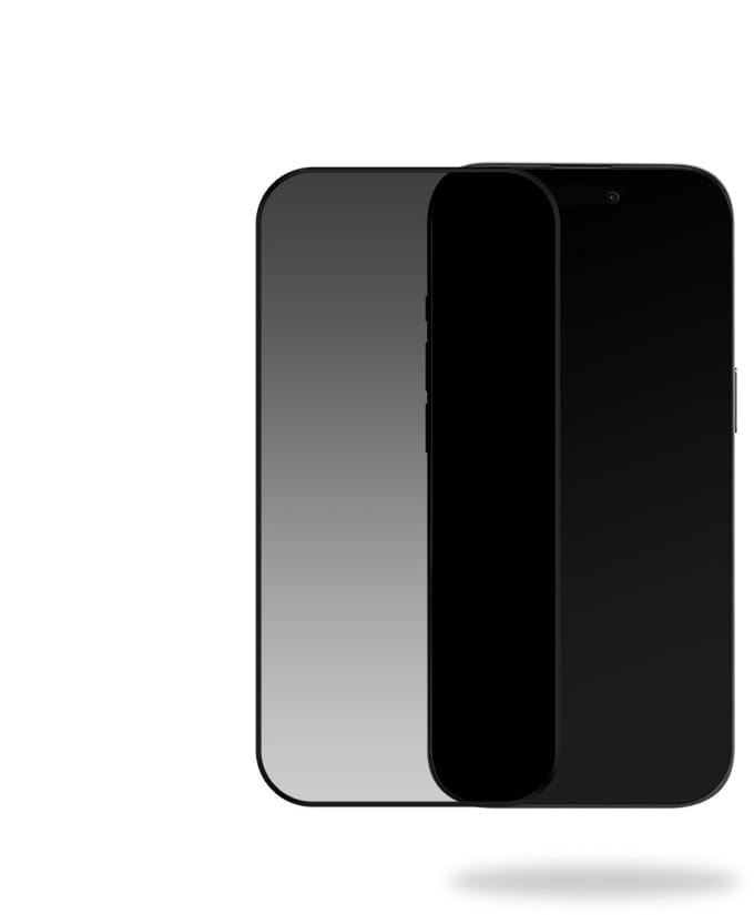 Mobilize Screenprotector geschikt voor Apple iPhone 16 Pro Glazen | Mobilize Screenprotector Privacy - Case Friendly - Zwart