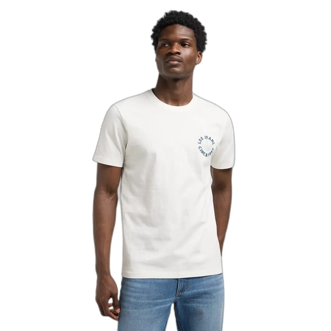 Lee Elevated T-shirt Met Korte Mouwen Wit S Man