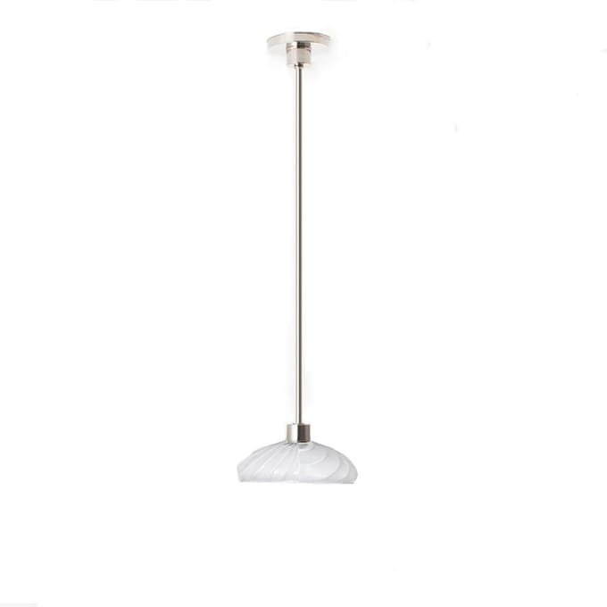 Hanglamp Swingbowl 20's Mat nikkel - Art Deco Trade