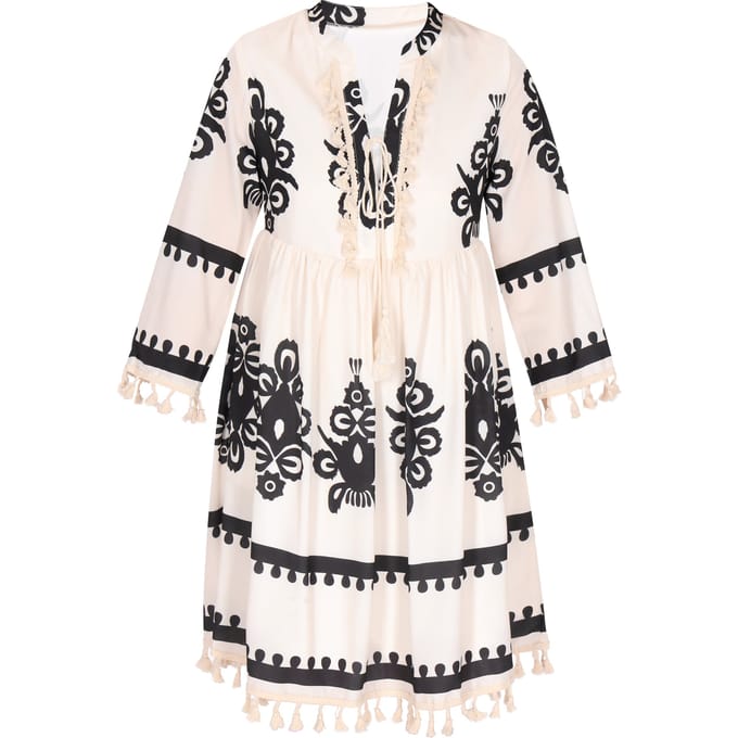IZIA jurk vrouwen beige