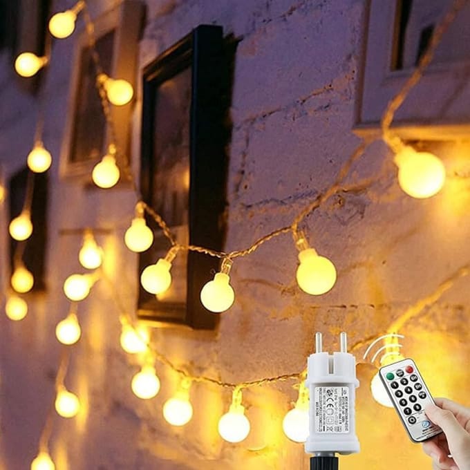 FLOOQ Kerstverlichting buiten oranje