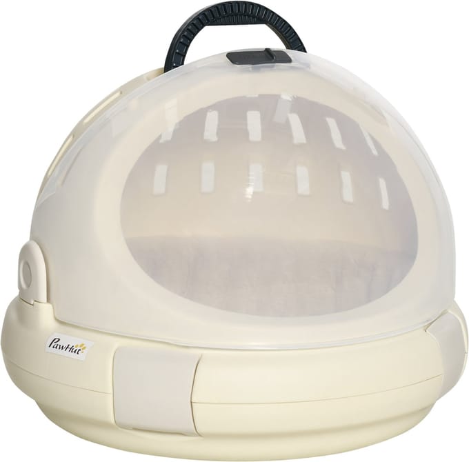 PawHut Kattenhuis - PP, Pluche - 41x41x35,2 cm - Beige