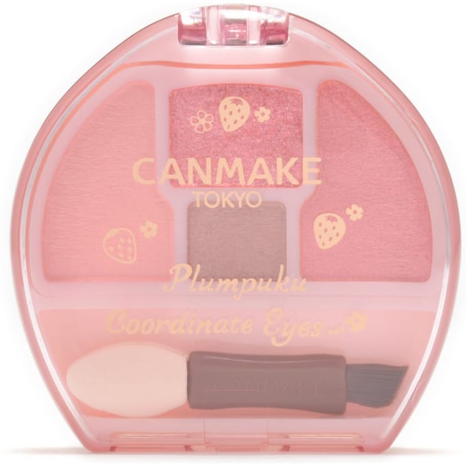 Canmake - Plumpuku Coordinate Eyes 04 Strawberry Plan Puku