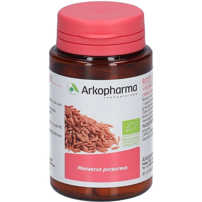 Arkocaps Rode Gist Rijst - 45 Capsules - Voedingssupplement