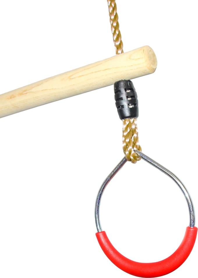 BOOST2 Trapeze met metalen ringen rood voor schommel