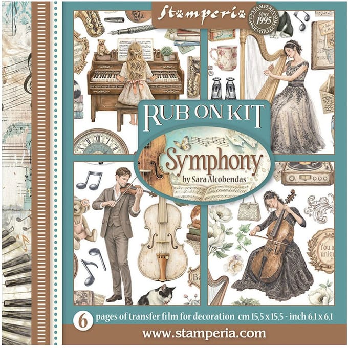Stamperia Rub On assortiment "Symphony"